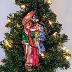 2004 Christopher Radko "Bless Us Everyone" RARE #1049/10000 Glass Ornament